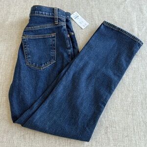 Abercrombie & Fitch Ultra High Rise Ankle Straight Denim Jeans‎ Size 4 / 27 Long